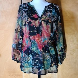 Calvin Klein vivid, bright blouse